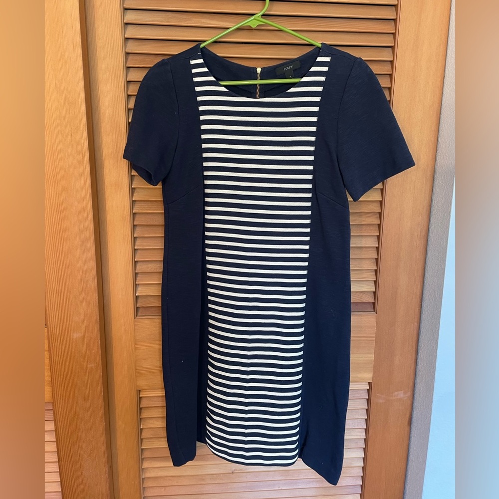 J Crew Dress with zipper back